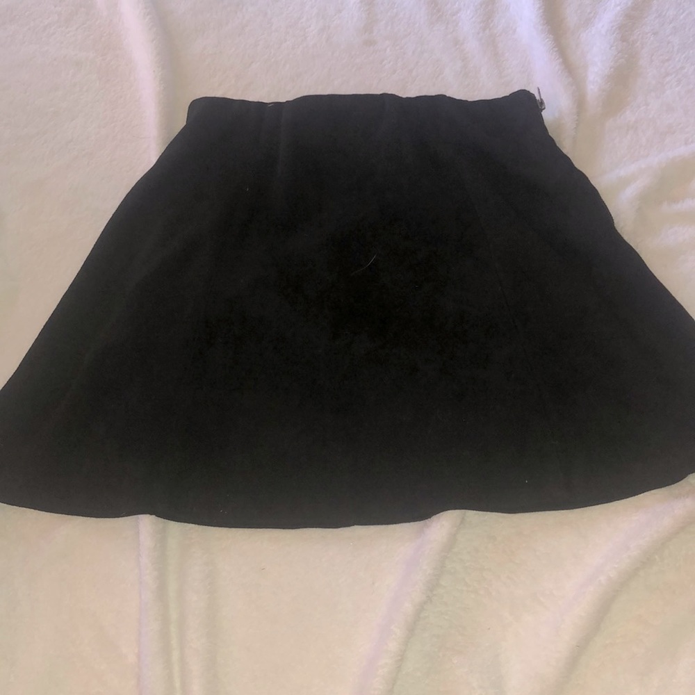 Black velvet brandy Melville skirt